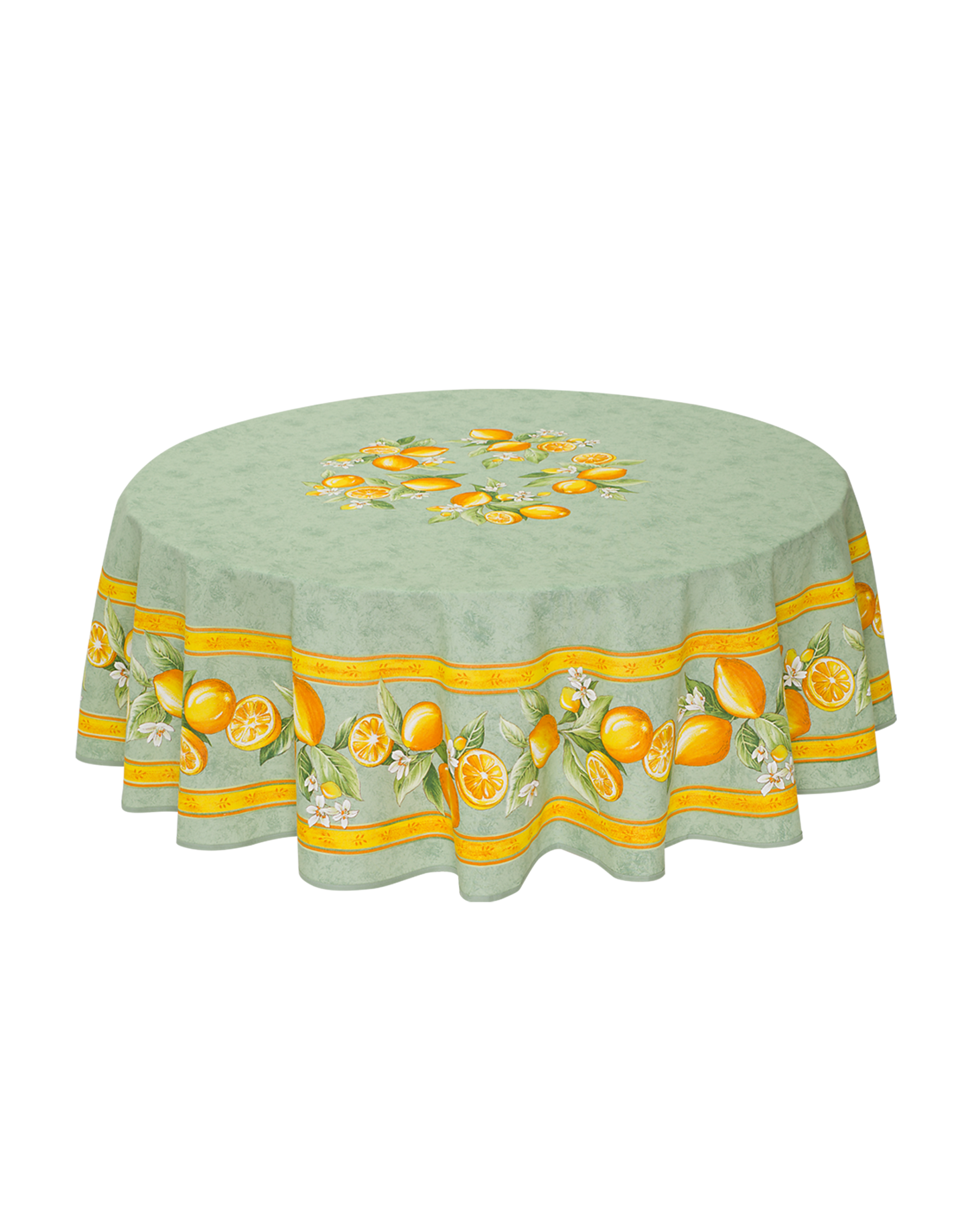 Cotton Tablecloth - Citron - Green - Jenny's Linens
