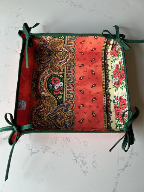 Cotton Breadbasket - Tradition Orange - Jenny's Linens