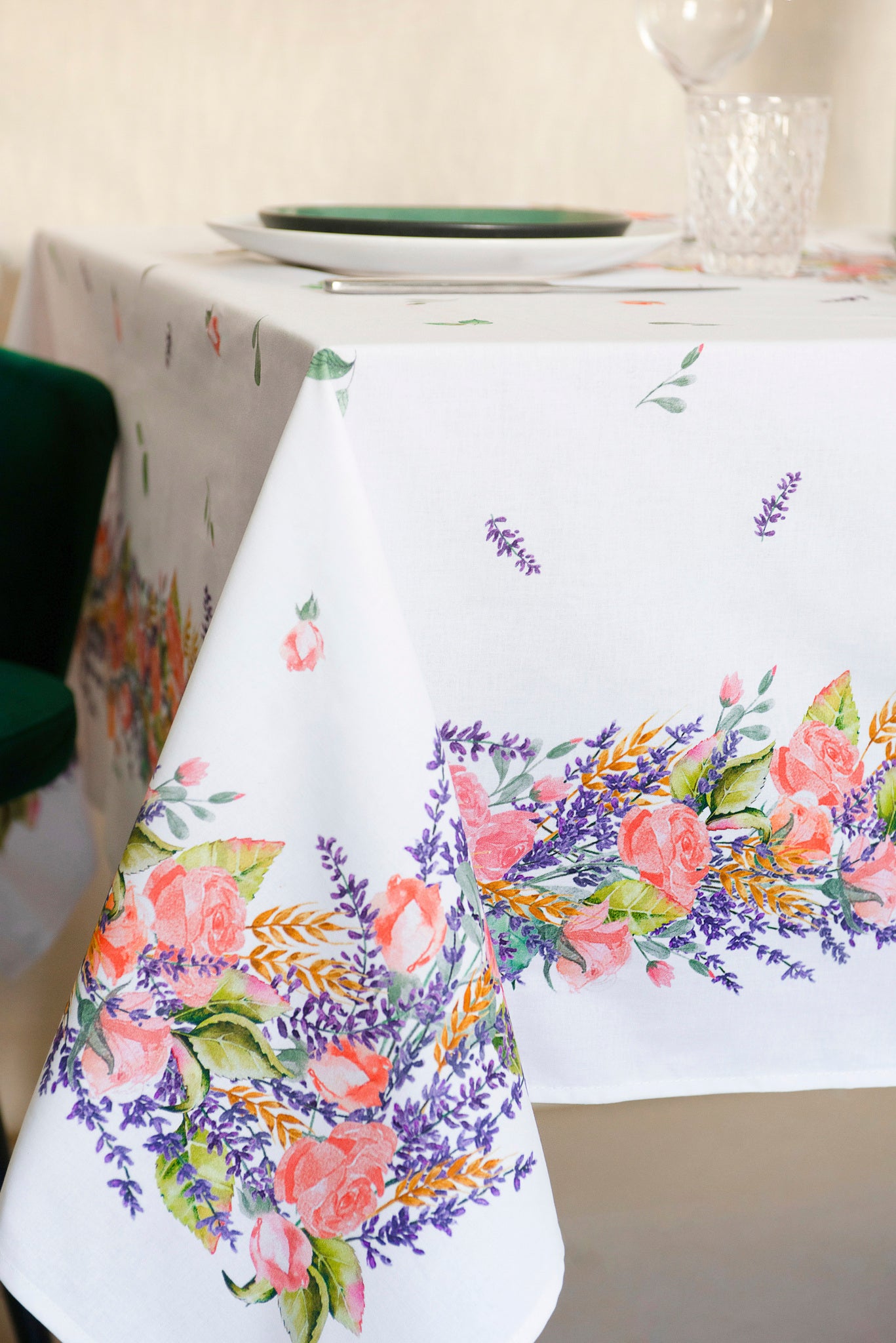 Cotton Tablecloth - Grasse - Jenny's Linens