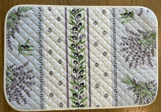 Cotton Quilted Placemat in Lauris design