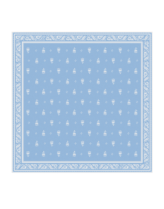 Light Blue Jacquard Serviette (Napkin) - Jenny's Linens
