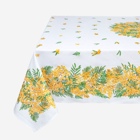 Cotton Tablecloth - Mimosa - Jenny's Linens 