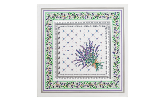 Cotton Serviette (Napkin) in Lauris Pale Blue Design